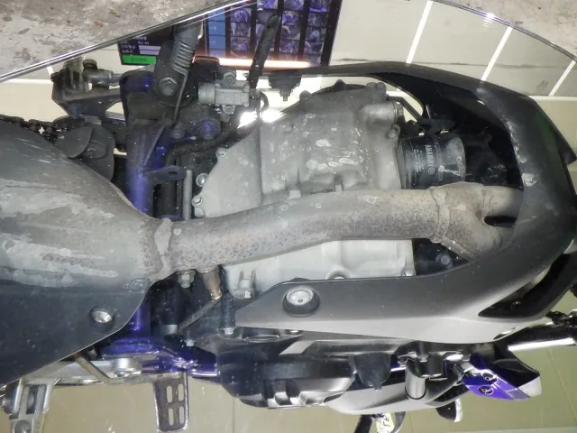 Yamaha MT-03 2018, black | blue, фото 7