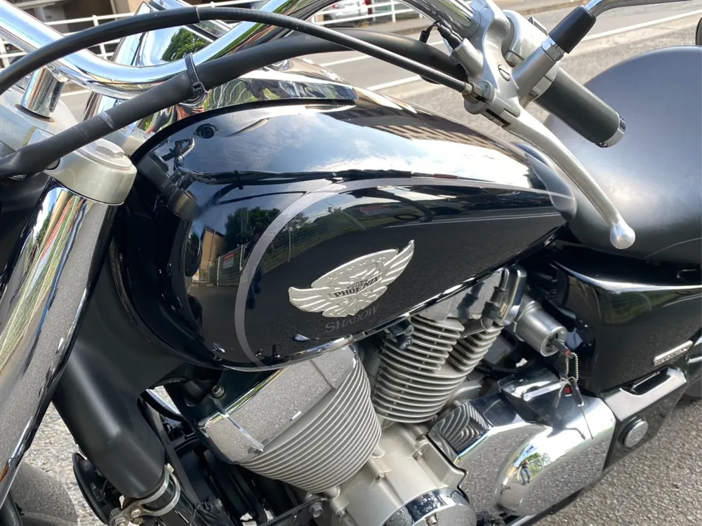 Honda Shadow 750 2007, чёрный, фото 11