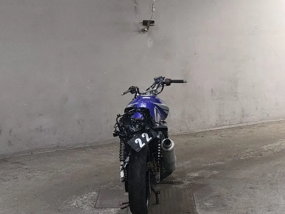Honda CB400N, синий, фото 4
