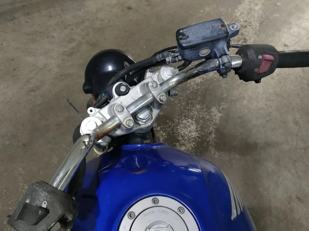 Honda CB400N, синий, фото 5