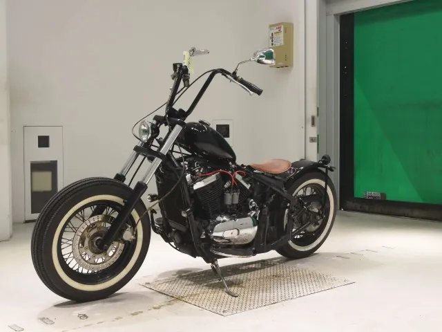 Kawasaki Vulcan 400 Classic 1995, чёрный, фото 4
