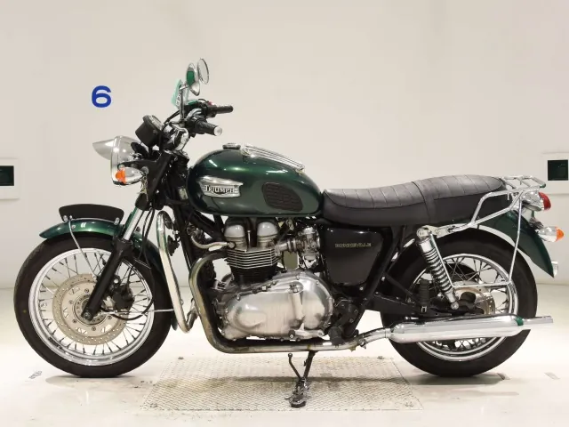 Triumph Bonneville 2007, зелёный, фото 2