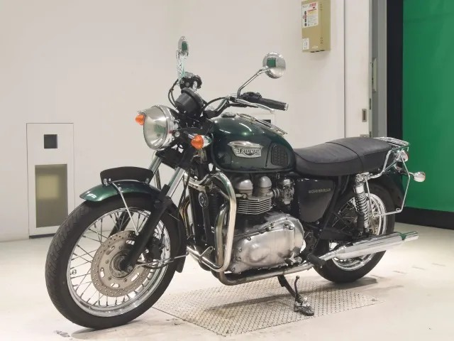 Triumph Bonneville 2007, зелёный, фото 4