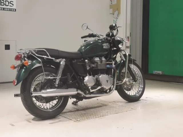 Triumph Bonneville 2007, зелёный, фото 5
