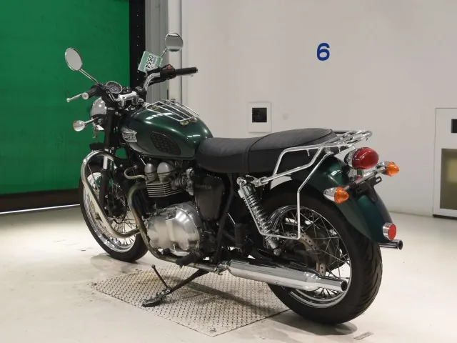 Triumph Bonneville 2007, зелёный, фото 6