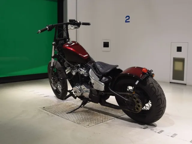 Honda Steed 400 1994, бордовый, фото 6