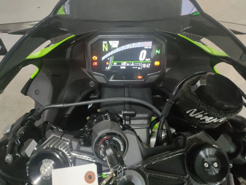 Kawasaki Zx-6Ra 2024, чёрный, зелёный, фото 5