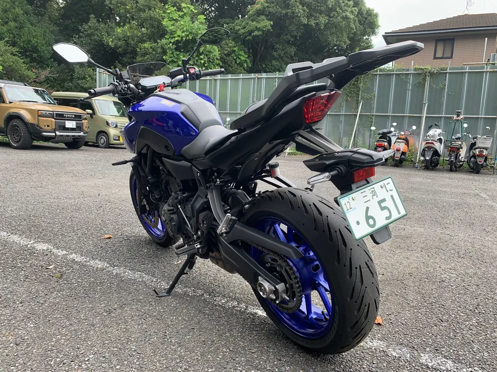 Yamaha MT-07 2022, синий, фото 4