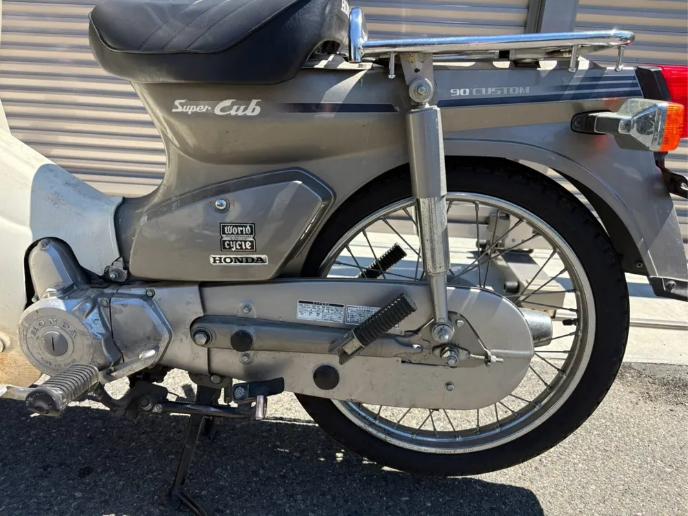 Honda Super Cub, white/gray, фото 9