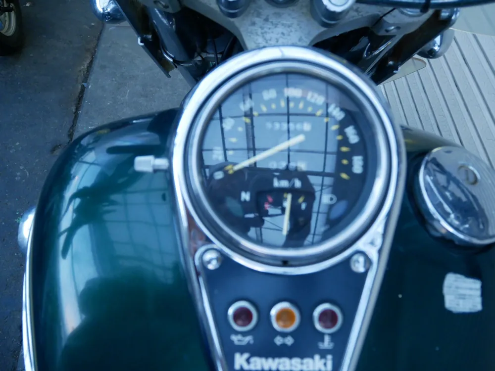 Kawasaki Vulcan 1500 Classic Tourer 1998, зелёный, фото 2