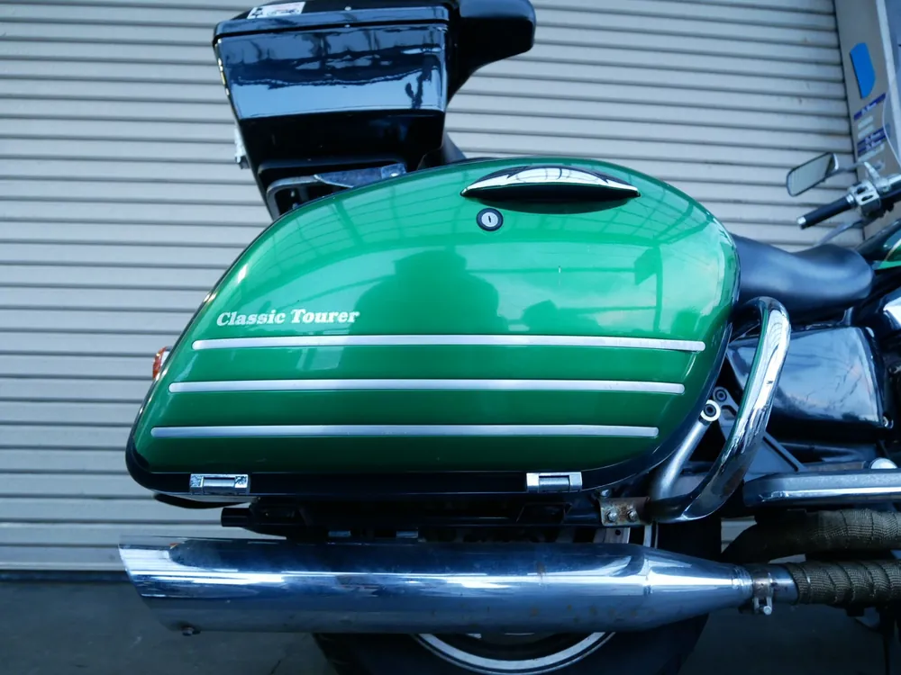 Kawasaki Vulcan 1500 Classic Tourer 1998, зелёный, фото 5