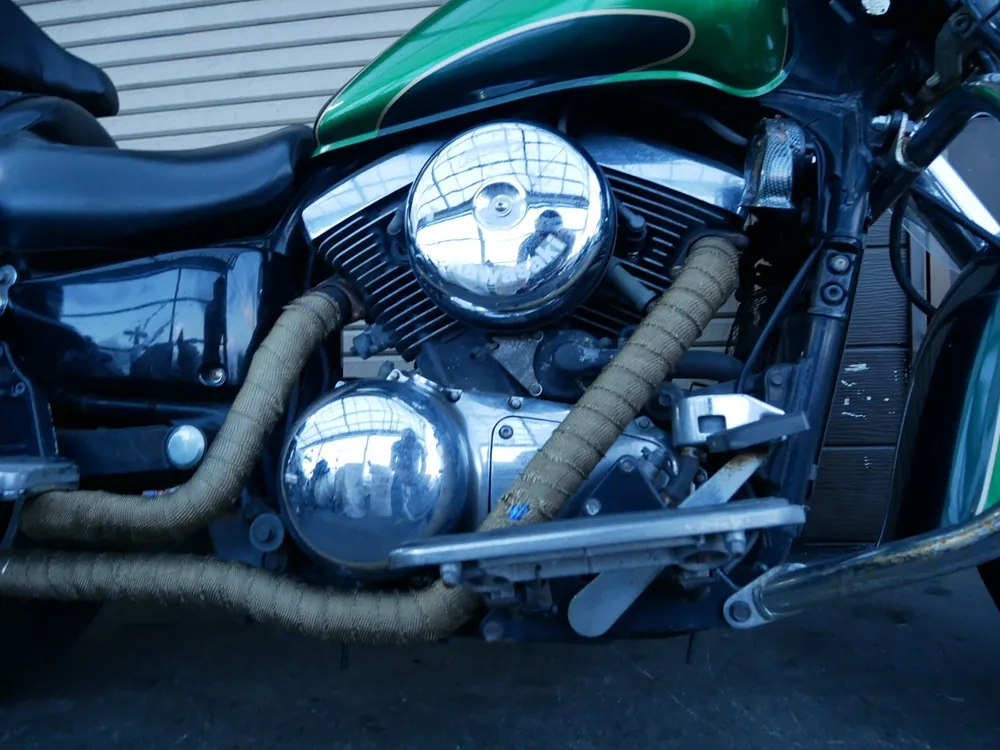 Kawasaki Vulcan 1500 Classic Tourer 1998, зелёный, фото 6