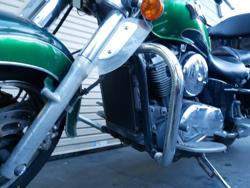 Kawasaki Vulcan 1500 Classic Tourer 1998, зелёный, фото 10