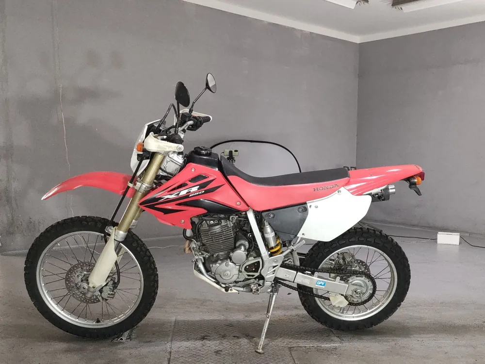 Honda XR250, white / red, фото 2