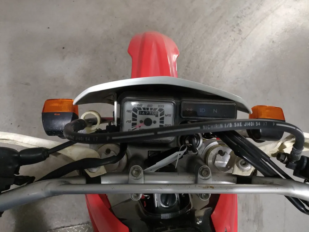 Honda XR250, white / red, фото 5
