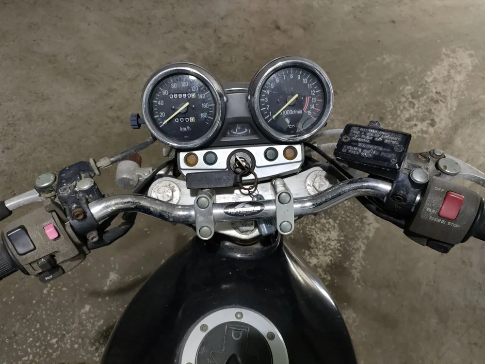 Kawasaki Zephyr 400 1996, чёрный, фото 5