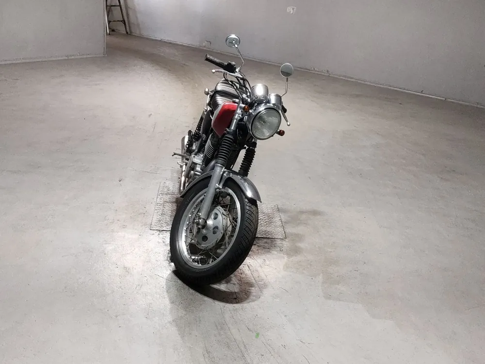 Yamaha SR400 1985, серебристый, красный, фото 3