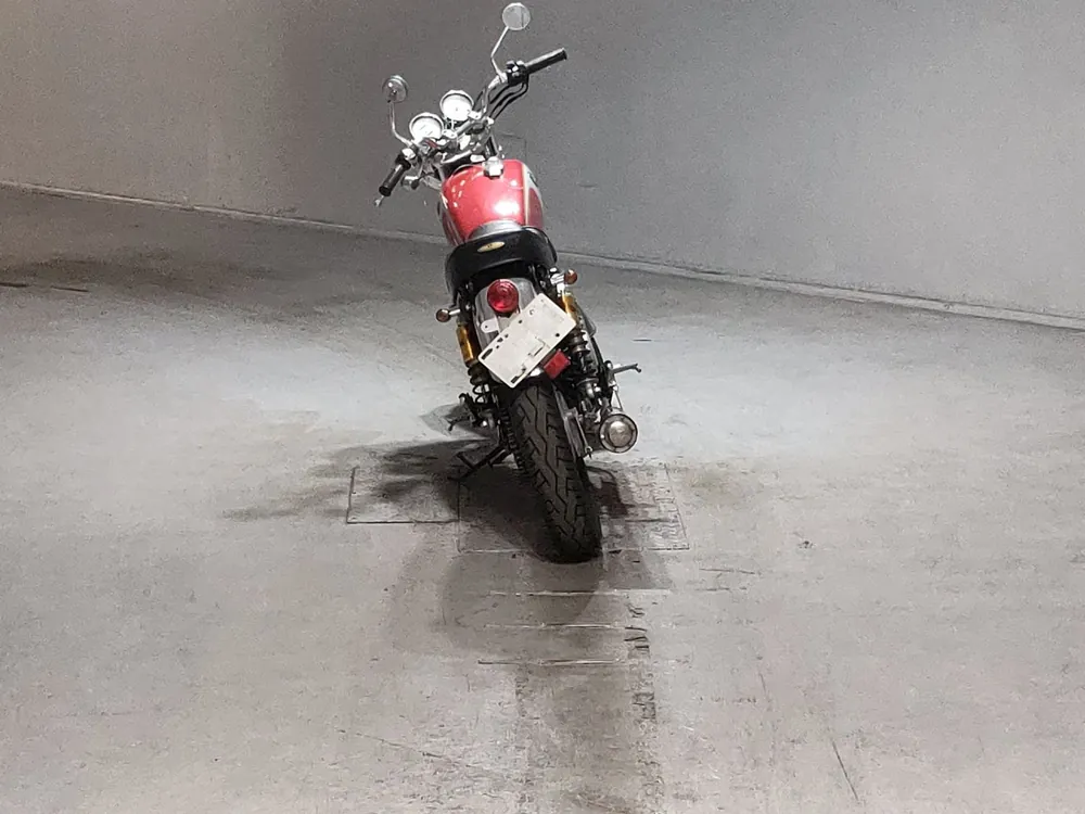 Yamaha SR400 1985, серебристый, красный, фото 4