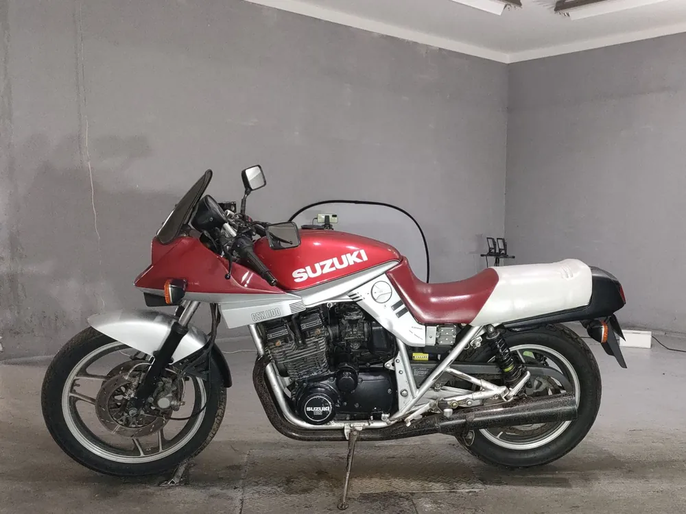 Suzuki GSX1100S Katana 1986, silver / red, фото 2