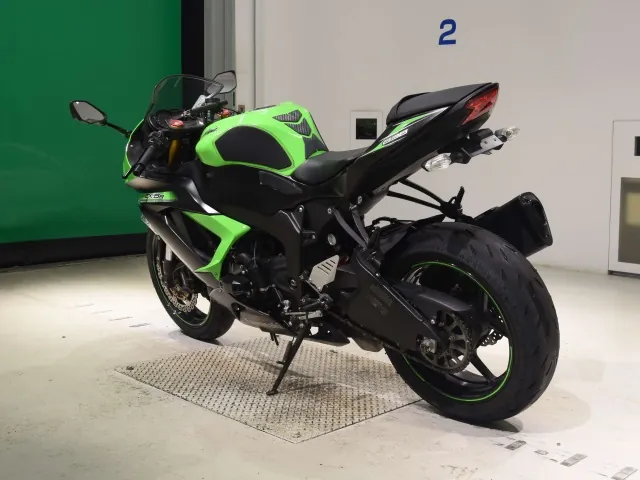 Kawasaki Zx-6Ra 2013, зелёный, фото 6