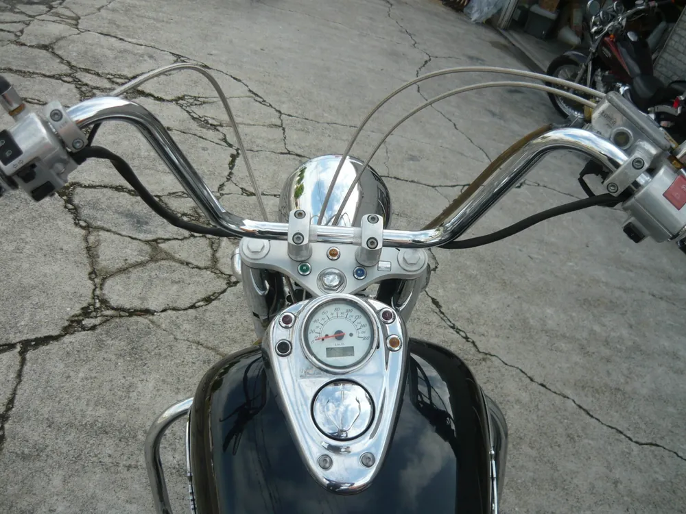 Honda Shadow 400 1997, чёрный, фото 3