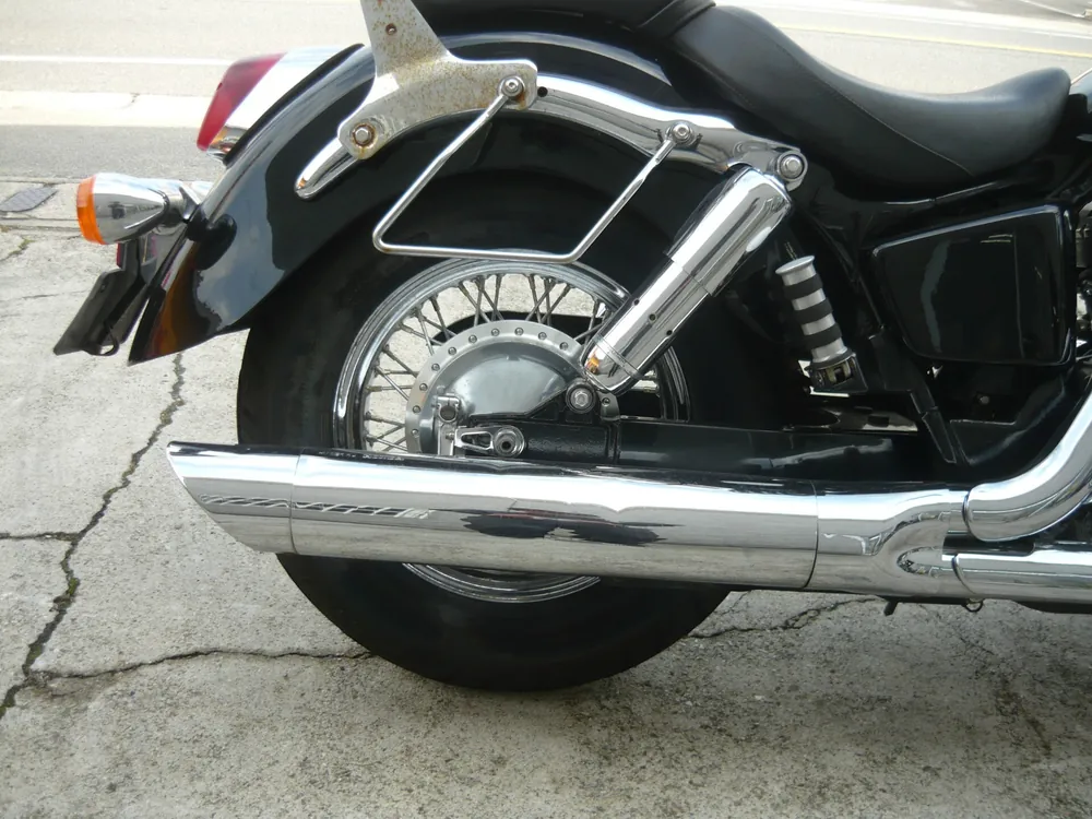 Honda Shadow 400 1997, чёрный, фото 4