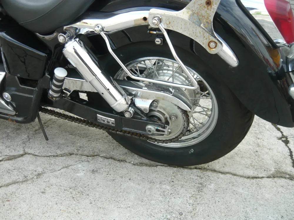 Honda Shadow 400 1997, чёрный, фото 9