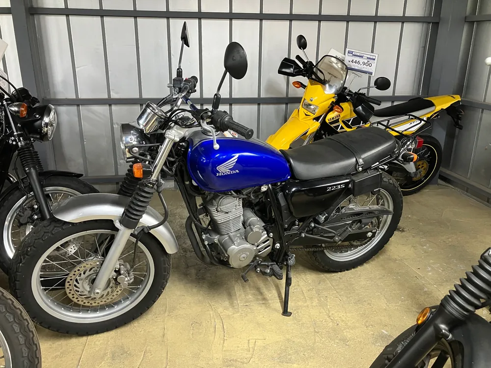 Honda CB223S, синий, фото 3