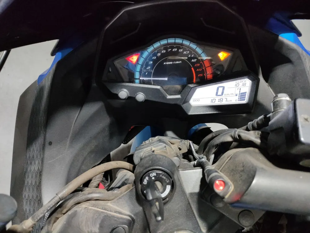 Kawasaki Ninja 250, gray / blue, фото 5