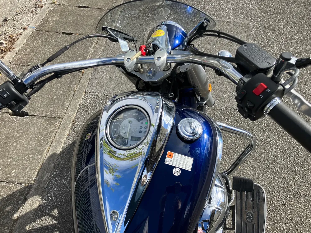 Yamaha XVS950A 2009, navy blue, фото 2