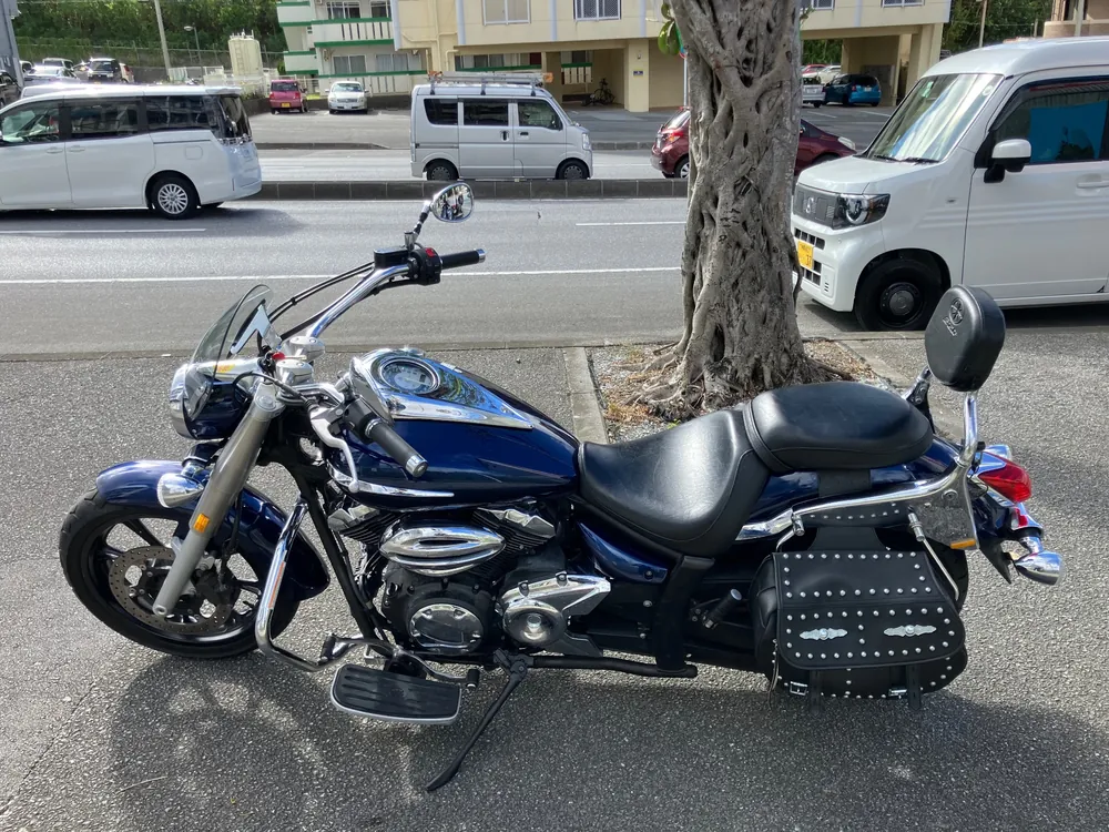 Yamaha XVS950A 2009, navy blue, фото 3