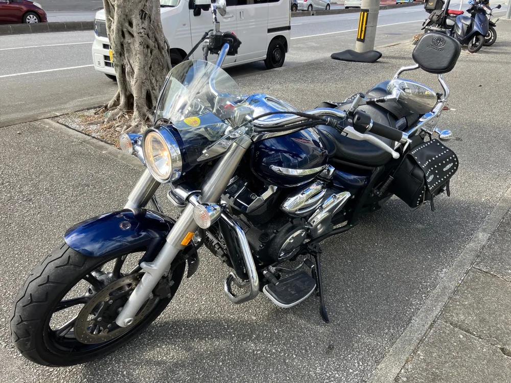 Yamaha XVS950A 2009, navy blue, фото 4