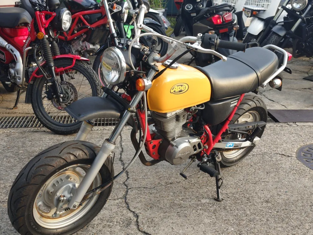 Honda APE 100, yellow / black, фото 6