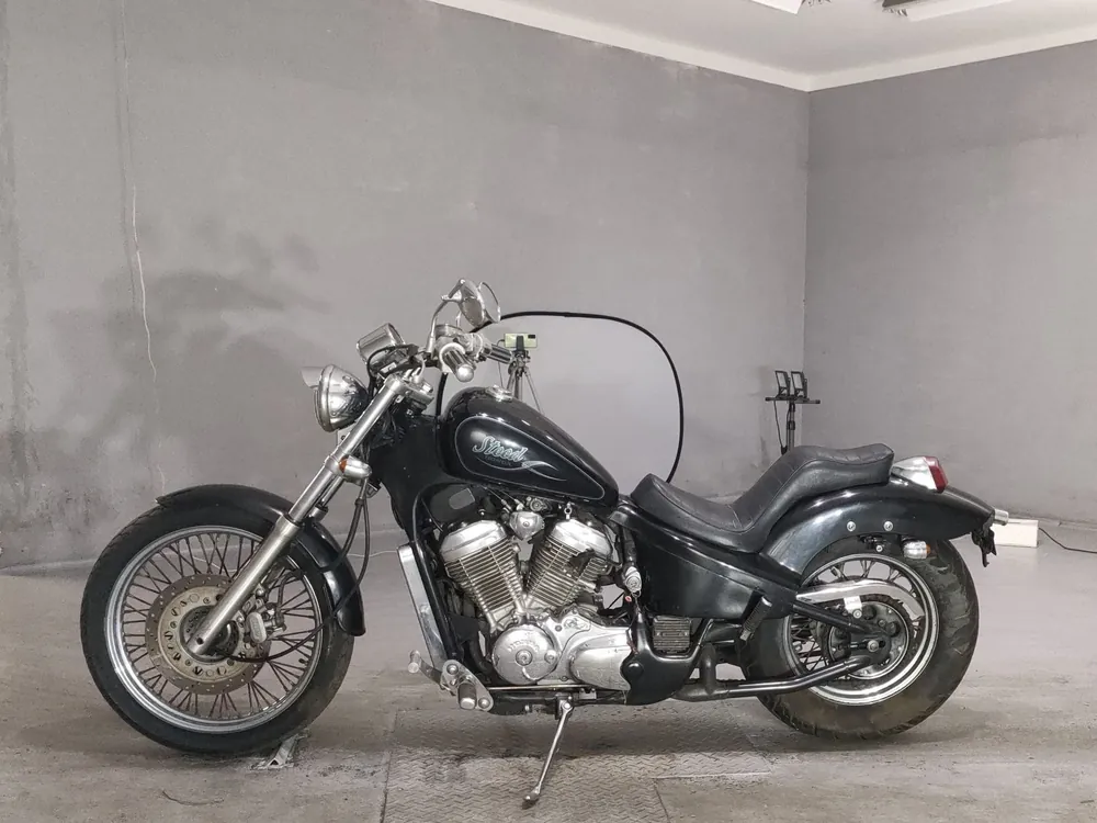 Honda Steed 400 1992, чёрный, фото 2