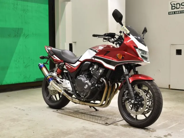 Honda CB400SB, белый, красный, фото 3