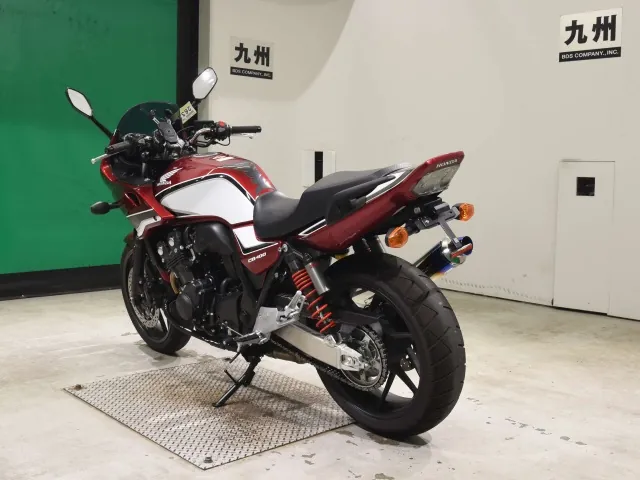 Honda CB400SB, белый, красный, фото 6