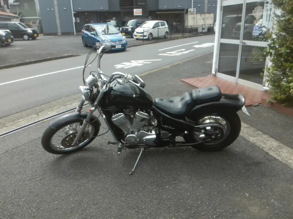Honda Steed 400 1993, чёрный, фото 2