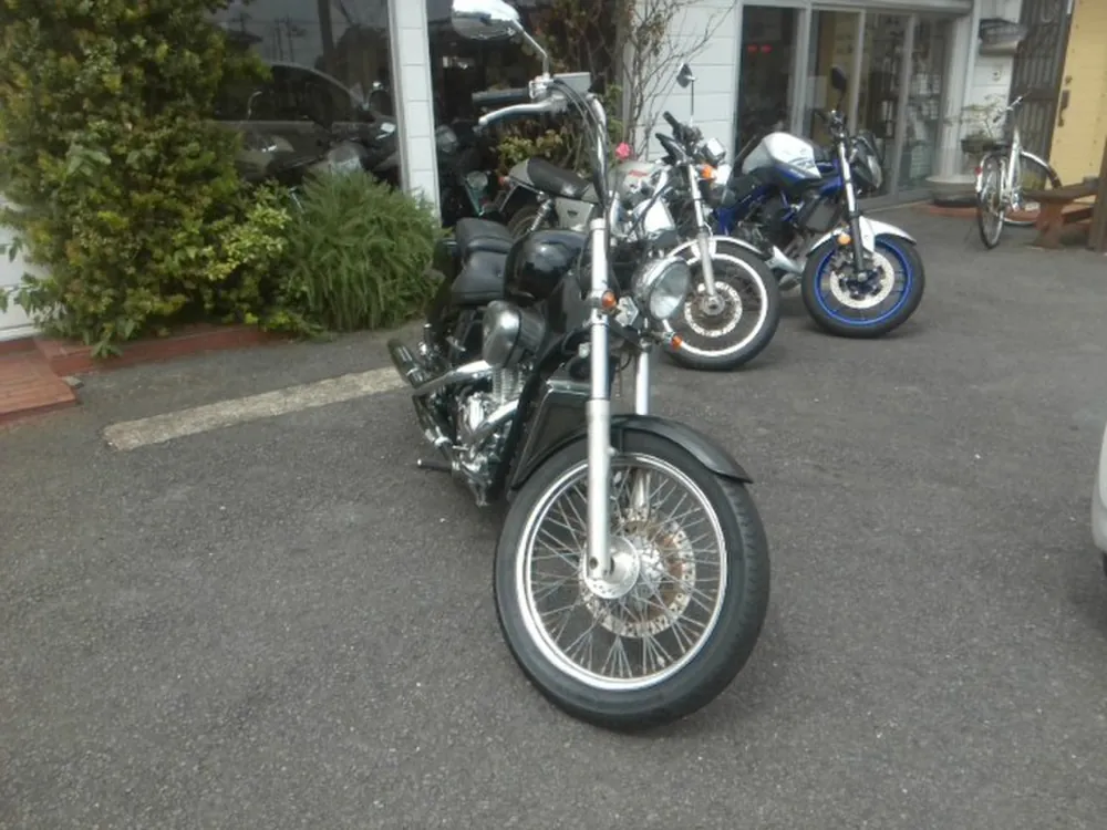 Honda Steed 400 1993, чёрный, фото 4