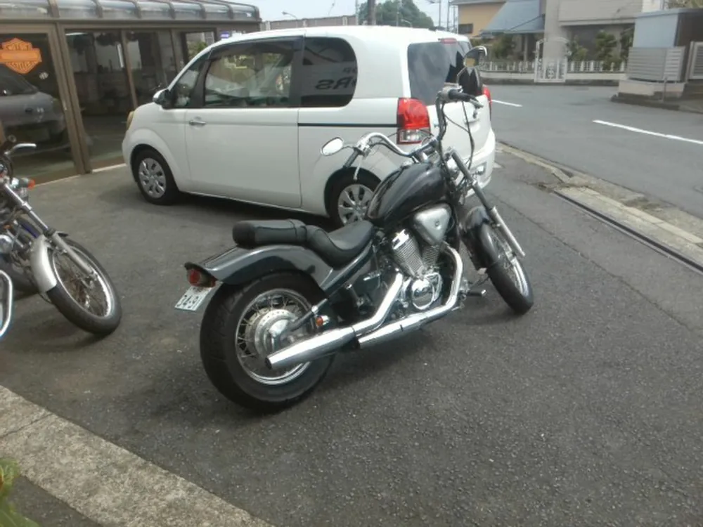 Honda Steed 400 1993, чёрный, фото 5