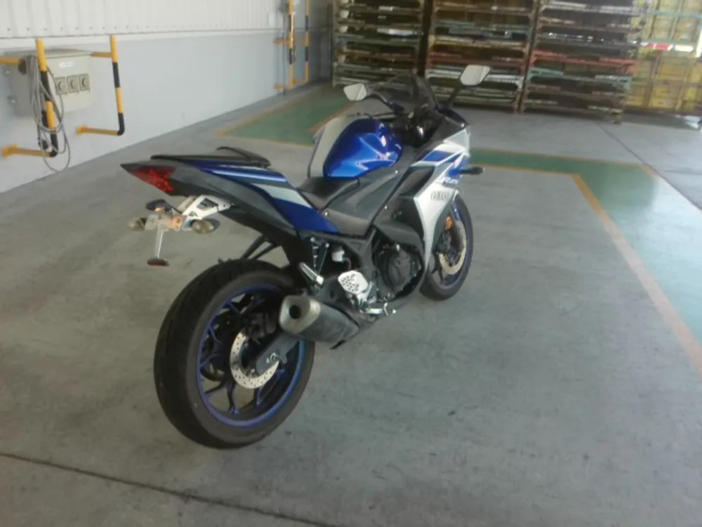 Yamaha YZF-R25, silver / blue, фото 5
