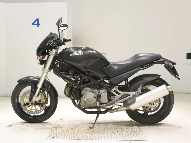 Ducati Monster 400 2002, matt black, фото 2