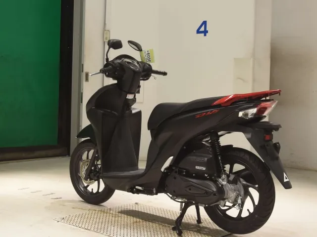 Honda Dio110-3 Basic, чёрный, фото 6