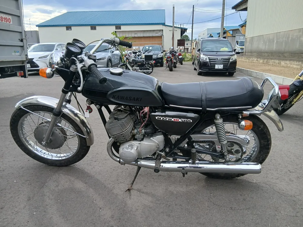 Kawasaki 500SS MACH3 2011, синий, фото 2