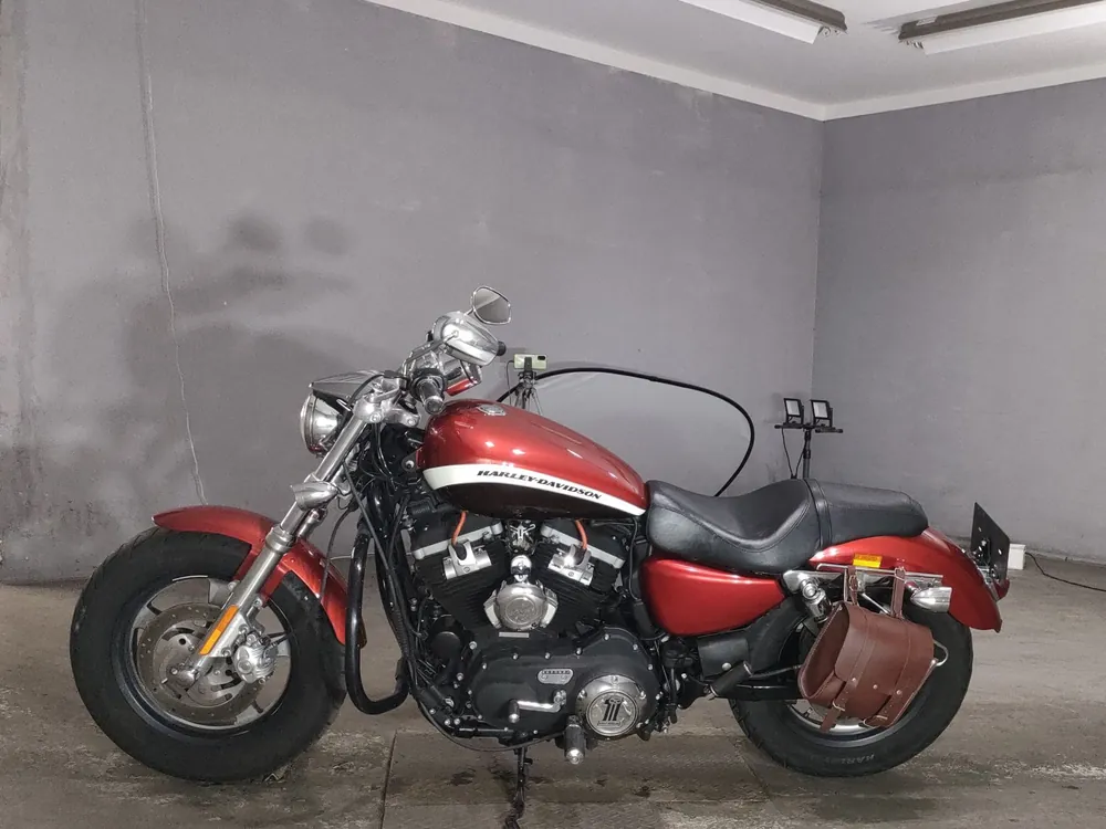 Harley-Davidson XL1200CA 2013, black / orange, фото 2