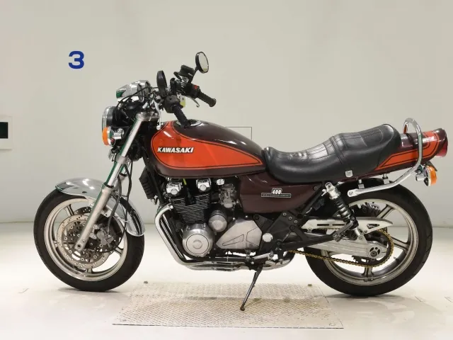 Kawasaki Zephyr 400 1995, light brown | orange, фото 2