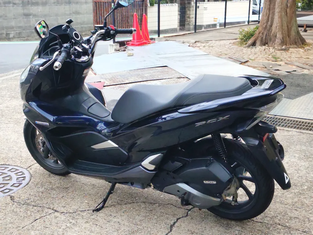 Honda PCX, navy blue, фото 4