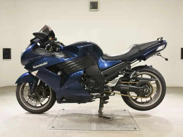 Kawasaki ZX-14 2007, navy blue, фото 2