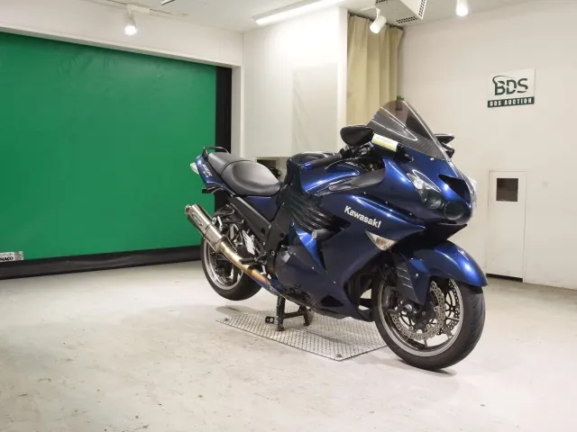 Kawasaki ZX-14 2007, navy blue, фото 3