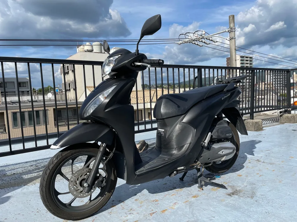 Honda Dio110-3 Basic, maddo black, фото 3
