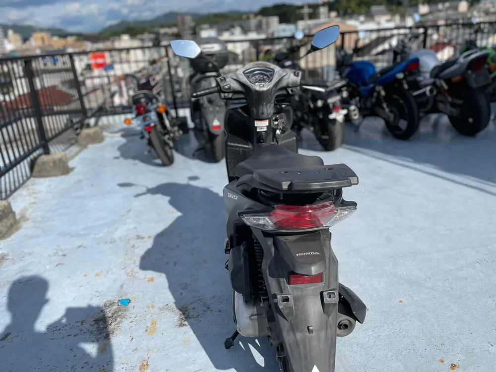 Honda Dio110-3 Basic, maddo black, фото 7